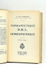 Thérapeutique O.R.L. Homoeopathique. 25 clichés et schémas.. CHAVANON (P.).