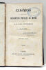 Cosmos. Essai d'une description physique du monde. Traduit par Ch. Galusky.. HUMBOLDT (Alexandre de).