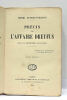 Précis de l'affaire Dreyfus. Avec un répertoire analytique. Édition définitive.. DUTRAIT-CROZON (Henri).