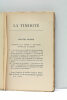 La Timidité. Étude psychologique et morale. Seconde édition, revue.. DUGAS (Ludovic).