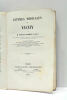 Lettres Médicales sur Vichy.. DURAND FARDEL (D.M.P.).