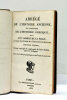 ABRÉGÉ DE L'HISTOIRE ANCIENNE, en particulier de l'Histoire Grecque, suivi d'un abrégé de la Fable; à l'usage des élèves de l'école Royale Militaire. ...