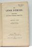 Le Génie d'Israël. Interprétation des Écritures hébraïques jusqu'à l'Exil. Traduit de l'Anglais par Henriette Legouis.. NOYES (Carleton).