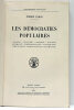 Les Démocraties populaires. Albanie -Bulgarie -Hongrie -Pologne -Roumanie -Tchécoslovaquie -Yougoslavie -République démocratique allemande.. PARAF ...