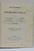 Aide-Mémoire de Thérapeutique. Deuxième édition, revue et augmentée conforme au codex de 1908.. DEBOVE (G.-M.). POUCHET (G.). SALLARD (A.).