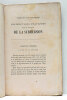 Guérison des vignes phylloxérées. Instructions pratiques sur le procédé de la submersion.. FAUCON (Louis).