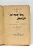 L'Antisémitisme démasqué. Étude sociale, politique et économique par un Catholique.. BERNARD (Louis).