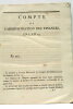 Administration des finances de l'Empire Français. An 13.. GUYTON. SIVARD. MONGEZ.