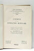 Chimie de la contraction musculaire. Traduit de l'allemand d'après un texte spécialement revu par l'auteur et annoté par L. Genevois, professeur de ...