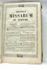 Missale Romanum, ex decreto sacrosancti concilii tridentini restitutun. Jussu editum, Clementis VIII et Urbani VIII Papae auctoritate recognitum, et ...