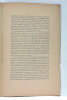 Orchipodexie double avec cure radicale d'une hernie gauche. Péritonite suppurée, suite d'appendicite; laparotomie; guérison. Extrait du Dauphiné ...