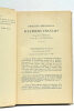 Bibliographie des Editions Originales d'auteurs francais des XVIe, XVIIe, et XVIIIe siecles. Rédigée avec des notes et els éclaircissements par A. ...