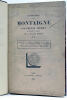 Recherches sur Montaigne. Documents inédits. Nº 4. RELIÉ avec (à la suite): 2). (du même). Maison d'Habitation de Michel Montaigne à Bordeaux. Parsi, ...