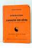 Introduction à l'analyse des rêves. Relation de quinze cas concrets précédée d'un exposé théorique.. BAUDOUIN (Charles).