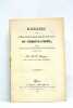 Discours sur l'influence morale et sociale du christianisme, adressé aux éleves de l'Institution de M. Le Chever Massin.. MAUGRAS (M. F.).