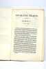 Mélanges politiques et littéraires.  Les quatre stuarts. De la Vendée de Bonaparte et des bourbons. De la monarchie selon la charte. De la liberté de ...