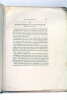 Des Lois De L'embryogénie Ou Des Règles De Formation Des Animaux et De L'homme.. SERRES (Etienne).