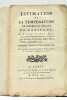 Estimation de la Température de différents degrés de Latitude.. KIRWAN (Richard).
