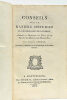 Conseils sur la manière d'étudier la physiologie de l'Homme, adressés à messieurs les élèves de la faculté de médecine de Montpellier.. LORDAT (J.).