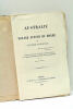 Australie. Voyage autour du Monde. Douzième édition.. BEAUVOIR (Comte de).