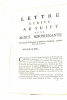 LETTRE ecrite au sujet de la mort surprenante du Garçon Chirurgien de Monsieur Lombard, nommé Jean de la Croix.. 