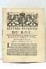 LETTRES PATENTES DU ROY portant Confirmation de Questes et Privilèges en faveur des Religieux de la Mercy.. 