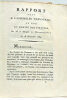 Rapport fait à l'Assemblée Nationale au nom du comité des finances le 18 Novembre 1789.. MONTESQUIOU-FEZENSAC (Marquis).