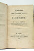 Histoire des Progrès Récens de la Chirurgie.. RICHERAND (Chevalier).