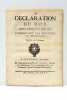 DECLARATION du Roy donnée à Versailles le 16 Avril 1737 concernant les Registres des Marchands... 