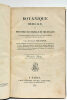 Botanique Médicale, ou Histoire Naturelle et Médicale des Médicamens, des Poisons et des Alimens, tirés du Règne Végétal.. RICHARD (Achille).