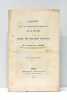 BUCHEZ. Rapport fait à la Société Médico-Psychologique sur le Traité des Maladies Mentales par le Docteur B.A. Morel.. (PSYCHIATRIE) BUCHEZ (M.).