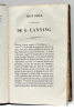 Histoire du Ministère de G. Canning.. JULLIAN (Pierre Louis Pascal de).