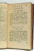 Deux mémoires sur la formation des os, fondés sur des expériences.. HALLER (Albrecht von).