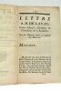 Lettre de M... à M. de Lavau sur son Discours contre la Latinité des Modernes.. LEROY (Abbé Chrétien).