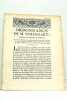 ORDONNANCE de M. Esmangart, Intendant de Flandres et d'Artois... pour assurer l'exécution de l'Arrêt... qui a pour objet de prévénir les dangers des ...