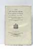 Sur un nouvel objet d'Industrie Nationale... Paris, Imprimerie du Directoire des Arts, 1793. in-8. 14pp. Br.. BOISSY d'ANGLAS. (F.A.).