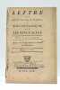 Lettre d'un Ancien Officier de la Reine à tous les Français sur les Spectacles. Avec un Postcriptum à toutes les Nations.. TREBUCHET.