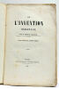 De l'Invention Originale, ouvrage couronné par l'Académie Française.. ARNOULD (E.).