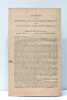 Adress to the Ethnological and Anthropological Department of the section of Biology at the Liverpool Meeting, 1870.. EVANS (John).