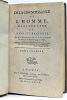 De la Connoissance de l’Homme, dans son Être et dans ses Rapports.. JOANNET (Abbé Jean Baptiste Claude) .