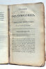 Examen Médical des Sympathies, ou explication physiologique sur la valeur de ce mot.. LAMBERT (Christophe - D.).