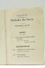 CATALOGUE de la deuxième exposition de Portraits du Siècle ouverte au profit de l'Œuvre à l'Ecole des Beaux-Arts le 20 Avril 1885.. 