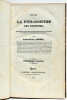 Essai sur la philosophie des sciences ou Exposition analytique d'une classification nouvelle de toutes les connaissances humaines.. AMPERE ...