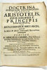 Doctrina Antiquorum Philosophorum ad mentem Aristotelis, Philosophiae Principis examinata, cum reflexionibus historicis.. MAYR (Joseph).