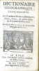 Dictionnaire Géographique François-Latin. Des Provinces, Rivières, Montagnes, Villes, Citez et autres lieux du Royaume de France.. LABBE (Philippe).