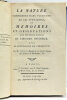 La Nature considérée dans plusieurs de ses opérations, ou Mémoires et Observations sur diverses parties de l'Histoire Naturelle. Avec la Minéralogie ...