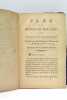 Plan de Division du Royaume, et règlement pour son organisation. Imprimé par ordre de l'Assemblée Nationale.. MIRABEAU (Comte Honoré Gabriel Riquetti ...