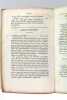 Considérations sur le Composition des Corps Organiques définis. Thèse présentée et soutenue à l'Ecole de Pharmacie de Paris le 5 mars 1836.. BOUYSSOU ...