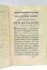 Observation rapides sur la Lettre de M. de Calonne au Roi.. [ CERUTTI (J.A.J.) ].