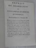 EXTRAIT DES DELIBERATIONS de l'Ecole Spéciale de Médecine de Strasbourg. Séance publique du 1er Brumaire XII.. 